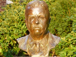 Beeld van Theodore Roosevelt in Oyster Bay (NY)