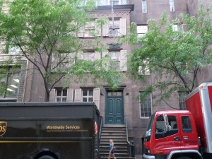Het geboortehuis van Theodore Roosevelt aan East 20th St in Manhattan